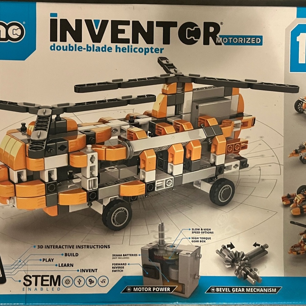 Orange and Gray Building Set for Creative Construction